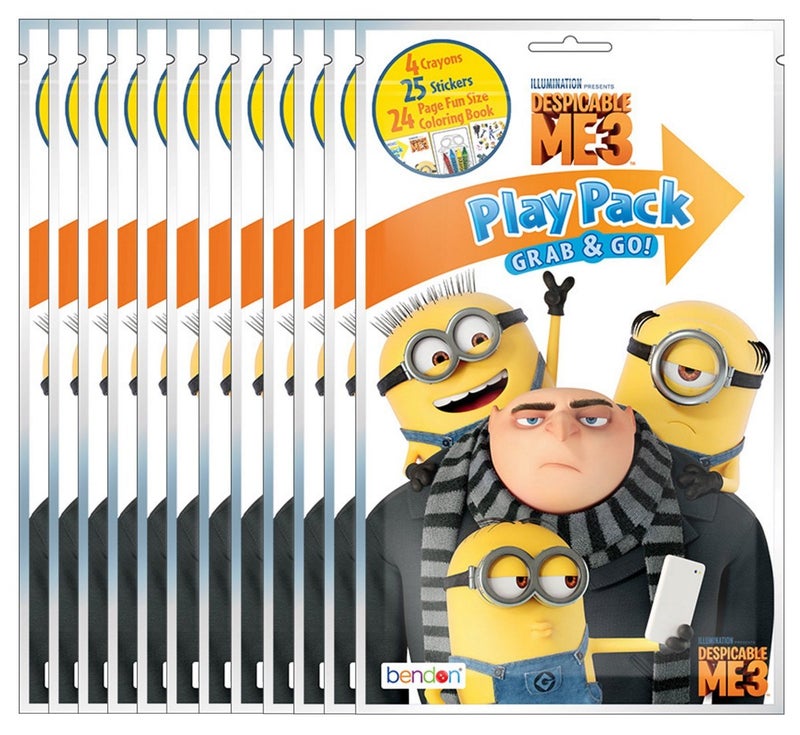 Despicable Me KaleidoQuest Bundle of 12 Illumination's Despicable Me 3 Grab & Go Play Packs - Image 1